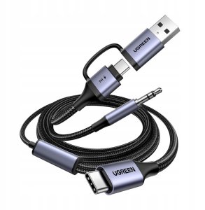 Karta dźwiękowa UGREEN CM772 USB-C / 3.5mm + USB-C/A 2