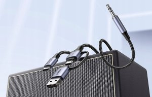 Karta dźwiękowa UGREEN CM772 USB-C / 3.5mm + USB-C/A 5