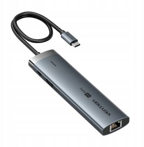 HUB USB Vention Vention 8in1 USB-C 4K 60Hz 100W PD 0.15m 2