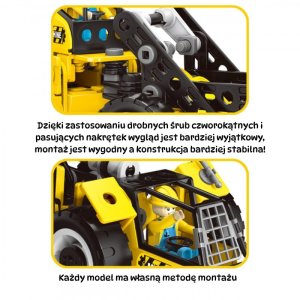 WOOPIE Zestaw Konstrukcyjny Pojazdy Budowlane STEAM 6w1 223 el. 5