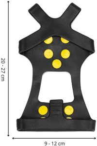 Springos Raczki na buty turystyczne, nakładki kolce, rozmiar 36-40, czarne UNIWERSALNY 16
