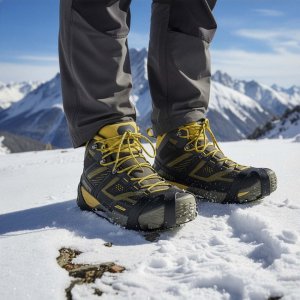 Springos Raczki na buty turystyczne, nakładki kolce, rozmiar 36-40, czarne UNIWERSALNY 2