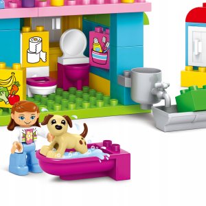 Bounn Klocki konstrukcyjne uroczy domek rodzinny 96 elementów 4