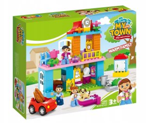 Bounn Klocki konstrukcyjne uroczy domek rodzinny 96 elementów 5