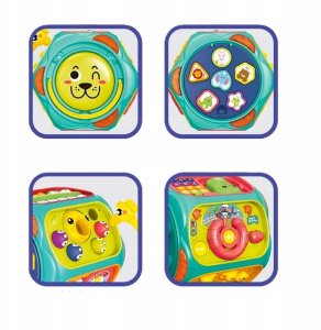 Bounn Zabawka sensoryczna sorter sześcian 8w1 dla dzieci 2