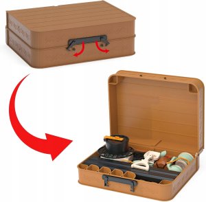 Zestaw maÅy camping do odgrywania rÃ³l stolik skÅadana walizka 7