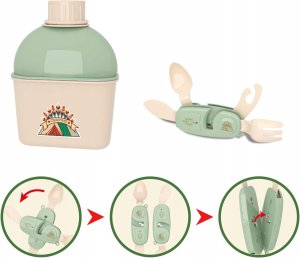 Zestaw maÅy camping do odgrywania rÃ³l stolik skÅadana walizka 8