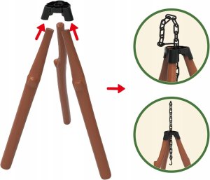 Zestaw maÅy camping do odgrywania rÃ³l stolik skÅadana walizka 9