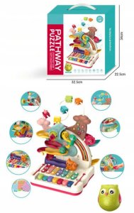 Bounn Pianinko dla dzieci 5w1 zwierzątka zjeżdżalnia 3 lata+ 5