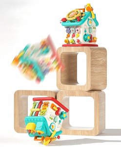 Bounn Domek sensoryczny dla niemowląt światło dźwięk 5