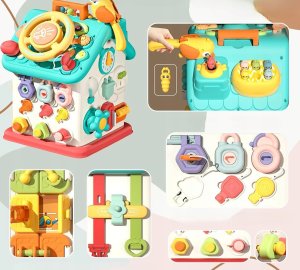 Bounn Domek sensoryczny dla niemowląt światło dźwięk 10