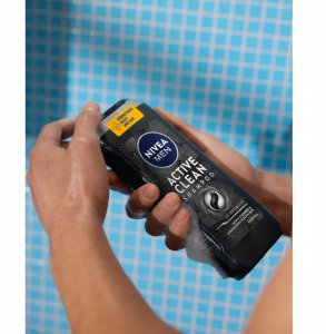 NIVEA_Men Active Clean odświeżający Szampon z aktywnym węglem 500ml 4