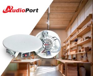 Głośnik sufitowy bezramkowy 6'' 10W/100V AB115FL Audioport one size 2