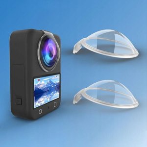 Zestaw Osłon 2x Osłona Ochronna PC na Obiektyw Obiektywy do DJI Osmo 360 / PU777T 8