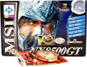 Karta graficzna MSI GeForce 8500 GT 512MB NX8500GTTD512E/D2 2