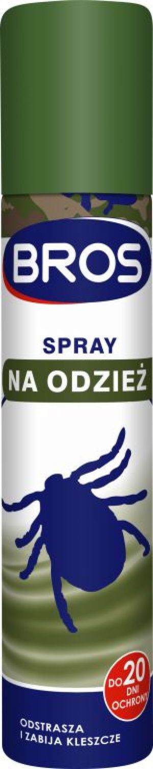 Bros Spray na odzież - odstrasza i zabija kleszcze 90ml 1