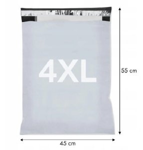 Foliopaki Kurierskie Duże 4 XL 450 x 550 mm Foliopak Koperty Foliowe 50 szt 2