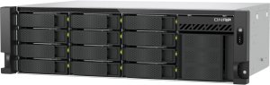 QNAP TS-h1655XeU-RP-8G | 16-zatokowy płytki serwer NAS, Intel, 8GB RAM, 2x 10Gb Base-T, RP, RACK 4