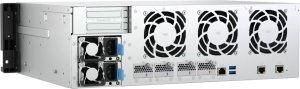 QNAP TS-h1655XeU-RP-8G | 16-zatokowy płytki serwer NAS, Intel, 8GB RAM, 2x 10Gb Base-T, RP, RACK 9