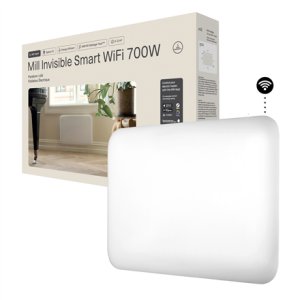 Mill Invisible Smart WiFi Heater | PA700WIFI4 | Panel Heater | 700 W | Suitable for rooms up to 9-12 m² | White | IPX4 2