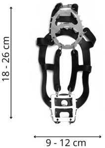 Springos Raczki na buty turystyczne, nakładki rozmiar 36-40 czarne uniwersalne 21
