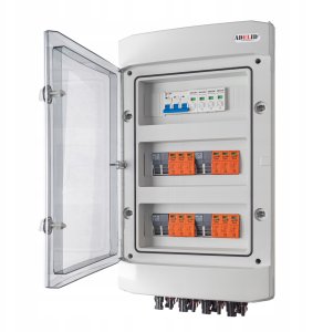 Rozdzielnica fotowoltaiczna PV 1000V DC/AC IP65 32A - 4 stringi 2