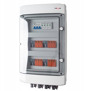 Rozdzielnica fotowoltaiczna PV 1000V DC/AC IP65 32A - 4 stringi 7