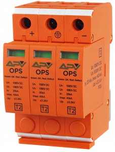 Rozdzielnica fotowoltaiczna PV 1000V DC/AC IP65 32A - 4 stringi 8