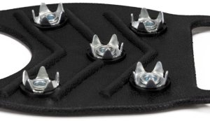 Springos Raczki turystyczne, nakładki kolcowe czarne uniwersalne rozmiar 41-45 2