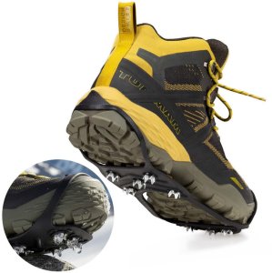 Springos Raczki turystyczne, nakładki kolcowe czarne uniwersalne rozmiar 41-45 8