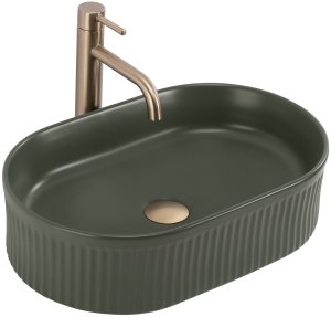 Umywalka nablatowa Rea Vanda Olive Matt 2