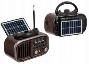 Radio przenośne RX-BT618B z panelem solarnym 2