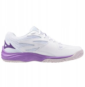 Mizuno Buty siatkarskie LIGHTNING STAR Z7 JR r. 40 biało - fioletowe 2