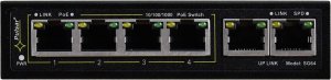 SG64WP PULSAR Switch PoE 6-portowy Gigabit Ethernet 4xPoE 2xUpLink 60W bez zasilacza 2