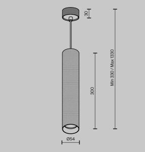 PENDANT LAMP ARTISAN GU10 10W MG 9