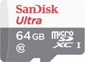 Karta SanDisk Ultra MicroSDXC 64 GB Class 10 UHS-I  (SDSQUNS-064G-GN3MN) 1