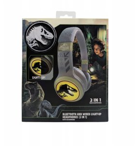 Słuchawki Nauszne Bluetooth dla Dziecka / Park Jurajski Jurassic Park World / HMJW-BTLI-TREX 8