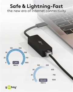 Adapter USB-C™ Ethernet, czarny 4