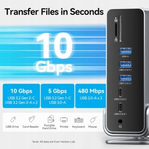 NB ACC DOCKING STATION 15IN1/USB-C MST TPUH0 VENTION 6