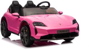 Taycan Turbo S Różowy 24V Licencjonowany Pojazd Elektryczny 2x90W EDUKAMP 11