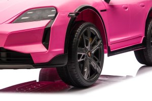 Taycan Turbo S Różowy 24V Licencjonowany Pojazd Elektryczny 2x90W EDUKAMP 22