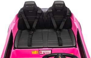 Taycan Turbo S Różowy 24V Licencjonowany Pojazd Elektryczny 2x90W EDUKAMP 24