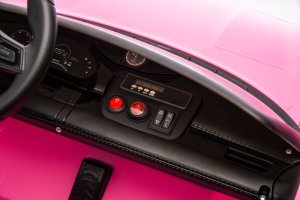 Taycan Turbo S Różowy 24V Licencjonowany Pojazd Elektryczny 2x90W EDUKAMP 30