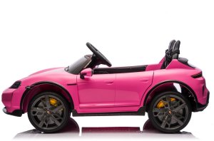 Taycan Turbo S Różowy 24V Licencjonowany Pojazd Elektryczny 2x90W EDUKAMP 5