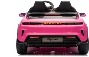 Taycan Turbo S Różowy 24V Licencjonowany Pojazd Elektryczny 2x90W EDUKAMP 7