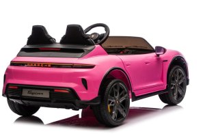 Taycan Turbo S Różowy 24V Licencjonowany Pojazd Elektryczny 2x90W EDUKAMP 8