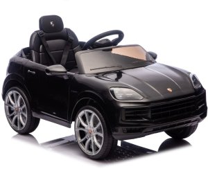 Porsche Cayenne Czarne dla Dzieci 12V 2x45W Autko na Akumulator EDUKAMP 13