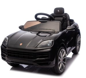 Porsche Cayenne Czarne dla Dzieci 12V 2x45W Autko na Akumulator EDUKAMP 17
