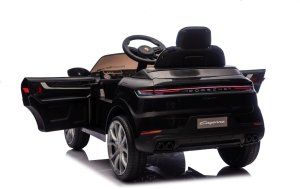 Porsche Cayenne Czarne dla Dzieci 12V 2x45W Autko na Akumulator EDUKAMP 10
