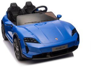 Licencjonowany Taycan Turbo S Blue 24V Jeździk na Akumulator 2x90W EDUKAMP 17